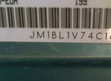 VIN prefix JM1BL1V74C16