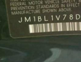 VIN prefix JM1BL1V78D17