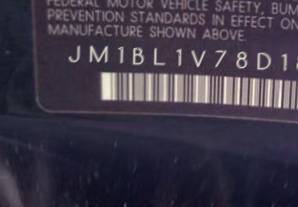 VIN prefix JM1BL1V78D18