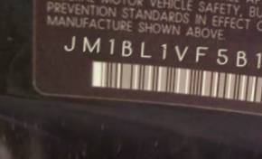 VIN prefix JM1BL1VF5B14