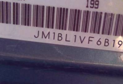 VIN prefix JM1BL1VF6B19