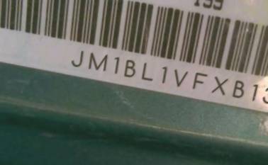 VIN prefix JM1BL1VFXB13