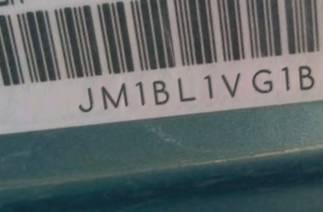 VIN prefix JM1BL1VG1B14