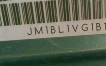 VIN prefix JM1BL1VG1B19