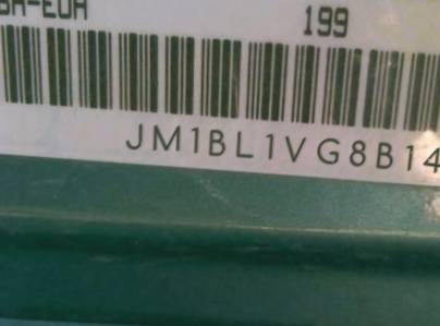 VIN prefix JM1BL1VG8B14
