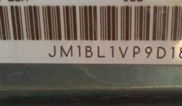 VIN prefix JM1BL1VP9D18