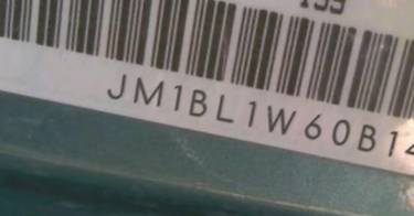 VIN prefix JM1BL1W60B14