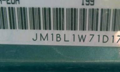 VIN prefix JM1BL1W71D17