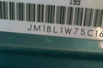 VIN prefix JM1BL1W75C16
