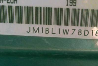 VIN prefix JM1BL1W78D18