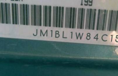 VIN prefix JM1BL1W84C15