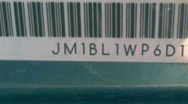 VIN prefix JM1BL1WP6D18