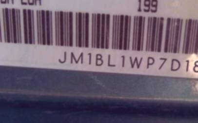 VIN prefix JM1BL1WP7D18