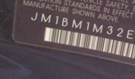 VIN prefix JM1BM1M32E12