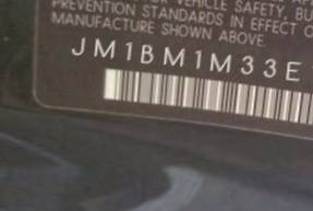 VIN prefix JM1BM1M33E12