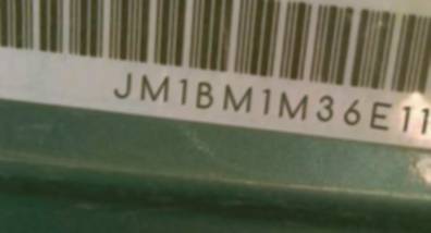 VIN prefix JM1BM1M36E11