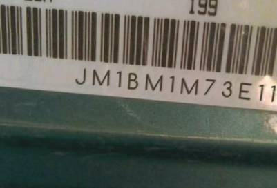 VIN prefix JM1BM1M73E11