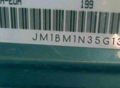 VIN prefix JM1BM1N35G13