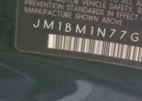 VIN prefix JM1BM1N77G13
