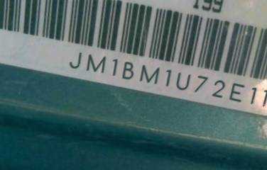 VIN prefix JM1BM1U72E11