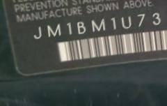 VIN prefix JM1BM1U73G12