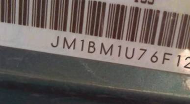 VIN prefix JM1BM1U76F12