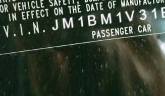VIN prefix JM1BM1V31E11