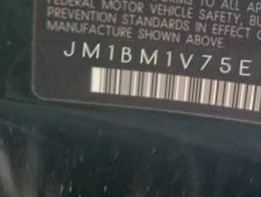 VIN prefix JM1BM1V75E11