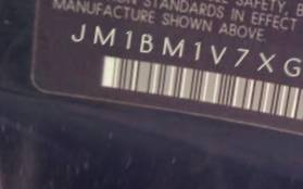 VIN prefix JM1BM1V7XG13
