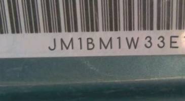 VIN prefix JM1BM1W33E12