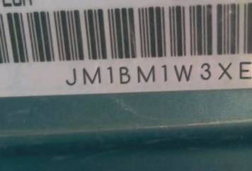 VIN prefix JM1BM1W3XE11