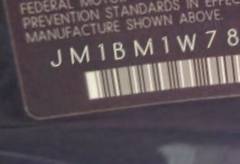 VIN prefix JM1BM1W78E12