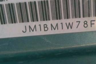 VIN prefix JM1BM1W78F12