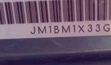 VIN prefix JM1BM1X33G13