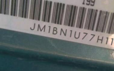 VIN prefix JM1BN1U77H11