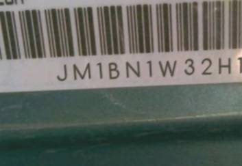 VIN prefix JM1BN1W32H11