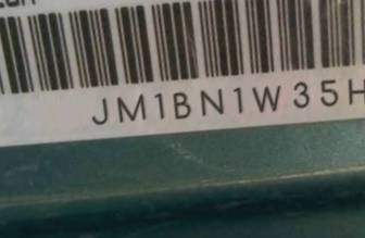 VIN prefix JM1BN1W35H11