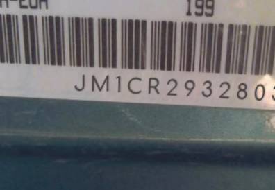 VIN prefix JM1CR2932803