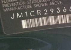 VIN prefix JM1CR2936601