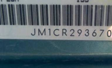 VIN prefix JM1CR2936701