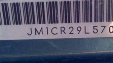 VIN prefix JM1CR29L5701