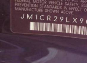 VIN prefix JM1CR29LX903