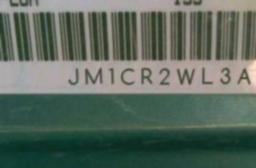 VIN prefix JM1CR2WL3A03