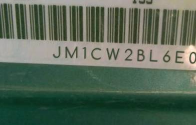 VIN prefix JM1CW2BL6E01