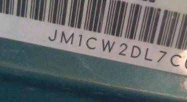 VIN prefix JM1CW2DL7C01