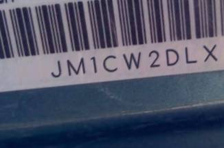 VIN prefix JM1CW2DLXC01