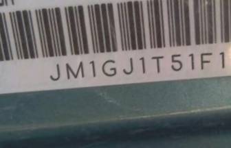 VIN prefix JM1GJ1T51F11
