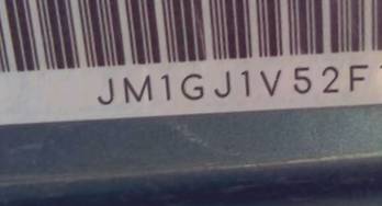 VIN prefix JM1GJ1V52F11