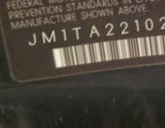 VIN prefix JM1TA2210217