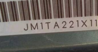 VIN prefix JM1TA221X117